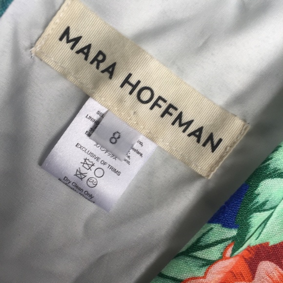 Mara Hoffman Leaf Linen Crossover Dress NWOT - Picture 7 of 8